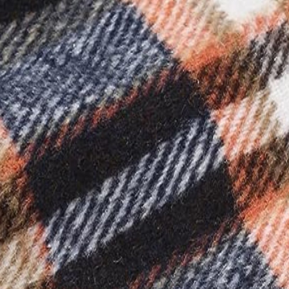 Plaid High Waisted Skirt Womens Mini Short Straight Wool Flannel Winter Fall - Picture 5 of 11
